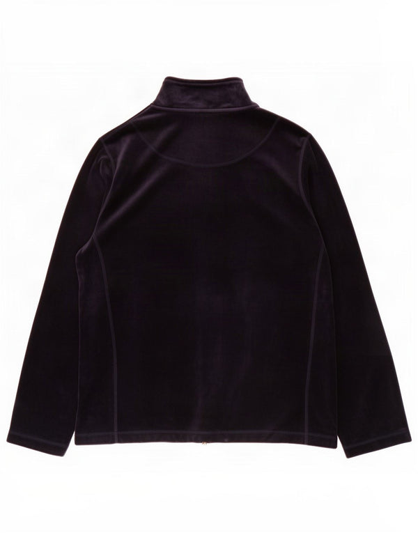 Γυναικεία βελούδινη φόρμα Marks & Spencer Top Jacket UK 18 XL Navy Blue