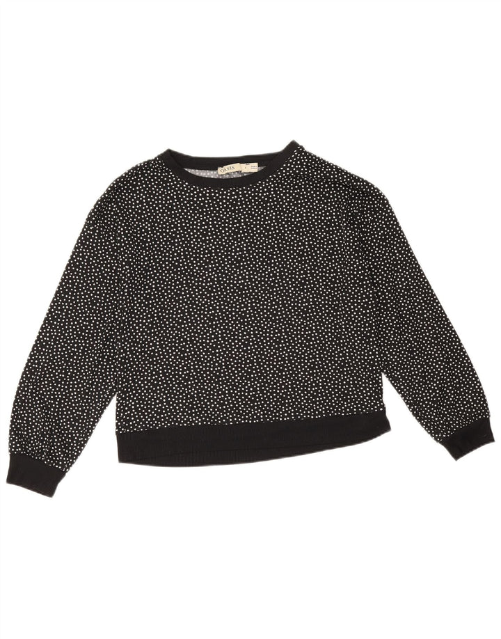 Γυναικεία φούτερ Oasis Crop Oversized Jumper UK 10 Small Black Pot