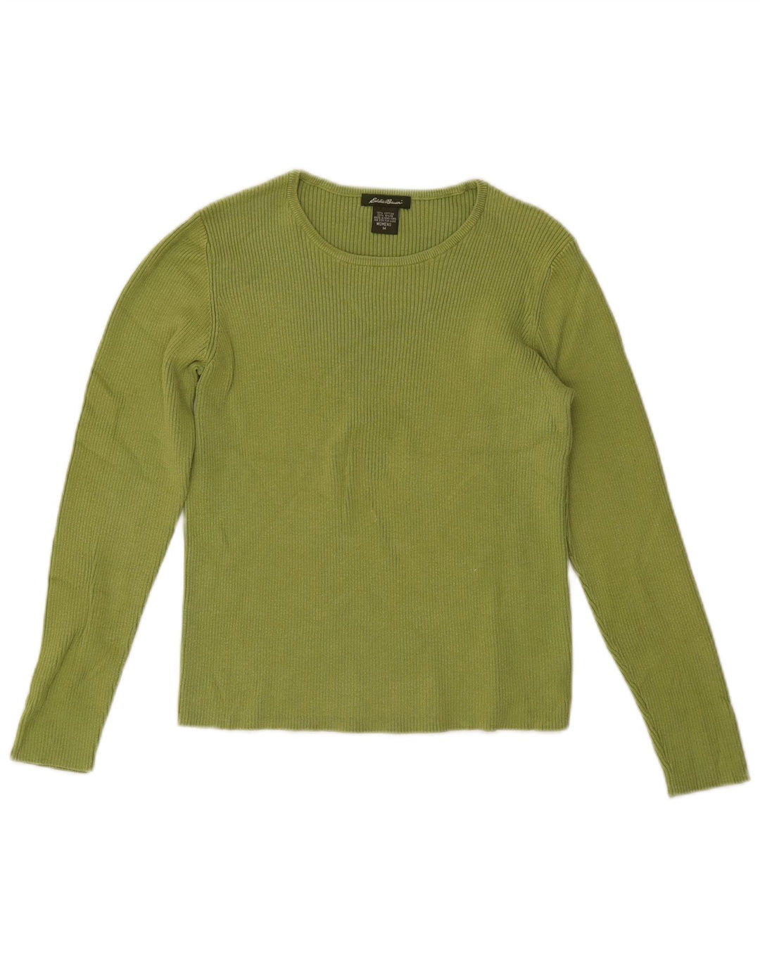 Eddie Bauer Γυναικείο Crop Μακρυμάνικο UK 12 Βαμβακερό μεσαίο πράσινο