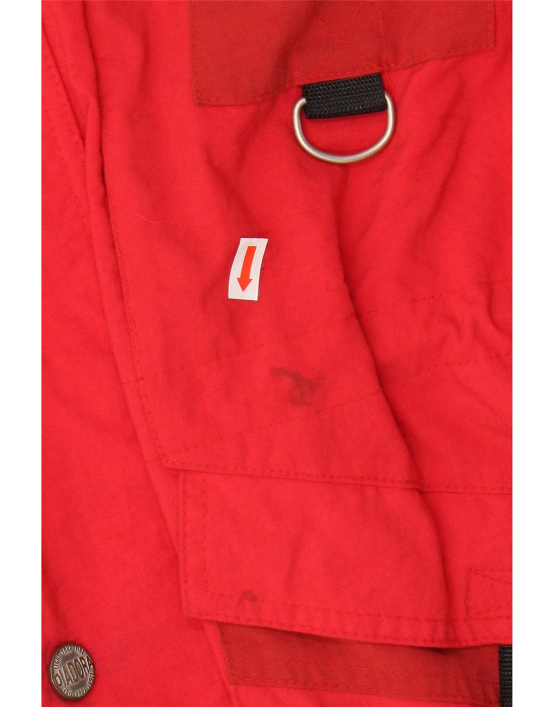 Diadora Γυναικείο Αντιανεμικό Μπουφάν UK 16 Large Red Polyamide