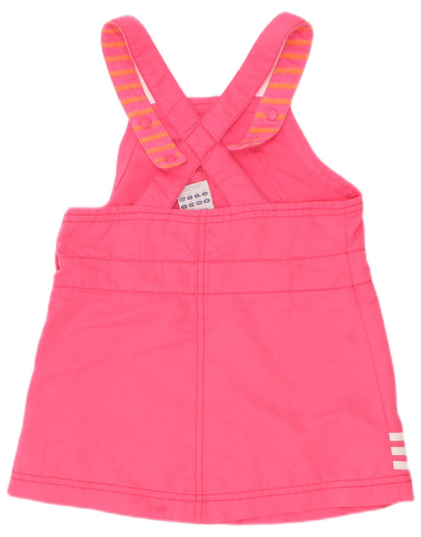Adidas Girls Graphic Dungaree Φόρεμα 2-3 ετών Ροζ Πολυεστέρας