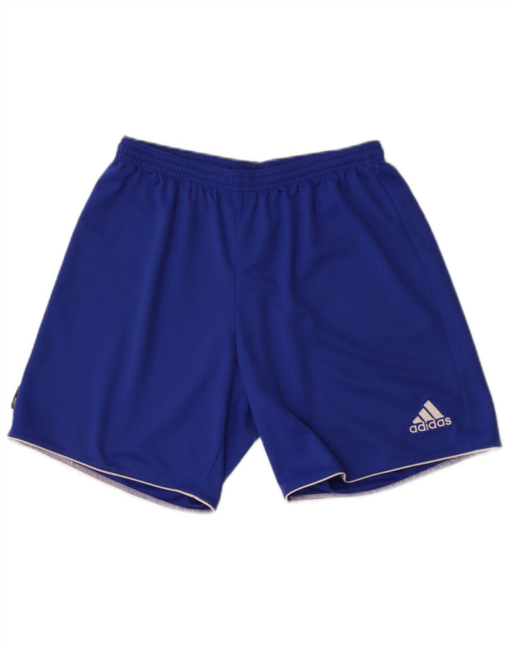 Adidas Boys Climalite Sport σορτς 11-12 ετών Μεσαίο μπλε πολυεστέρας
