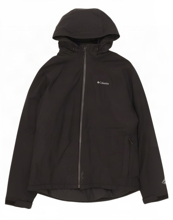 Ανδρικό μπουφάν με κουκούλα Columbia UK 44 2XL μαύρο νάιλον