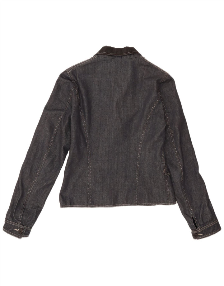 Ferre γυναικείο τζιν μπλέιζερ τζιν μπουφάν IT 46 μεγάλο navy μπλε βαμβακερό