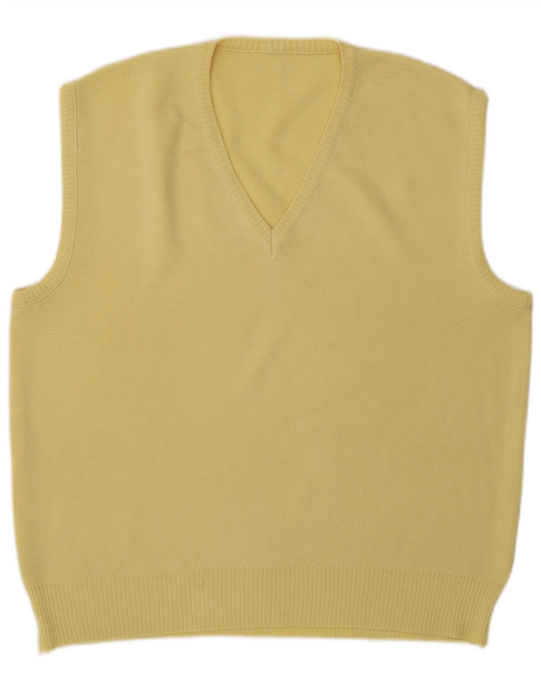 Vintage ανδρικό γιλέκο Tank Top Medium Yellow