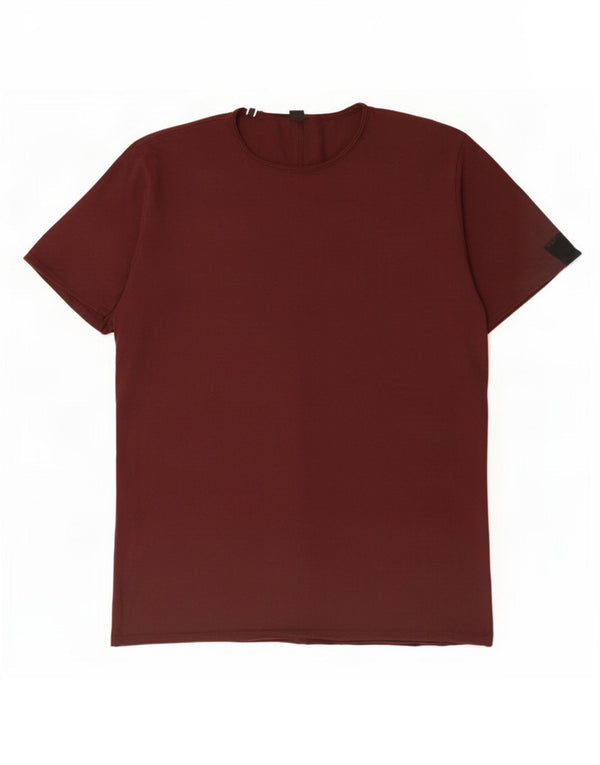Ανδρικό T-Shirt Replay Top 3XL μπορντό βαμβακερό