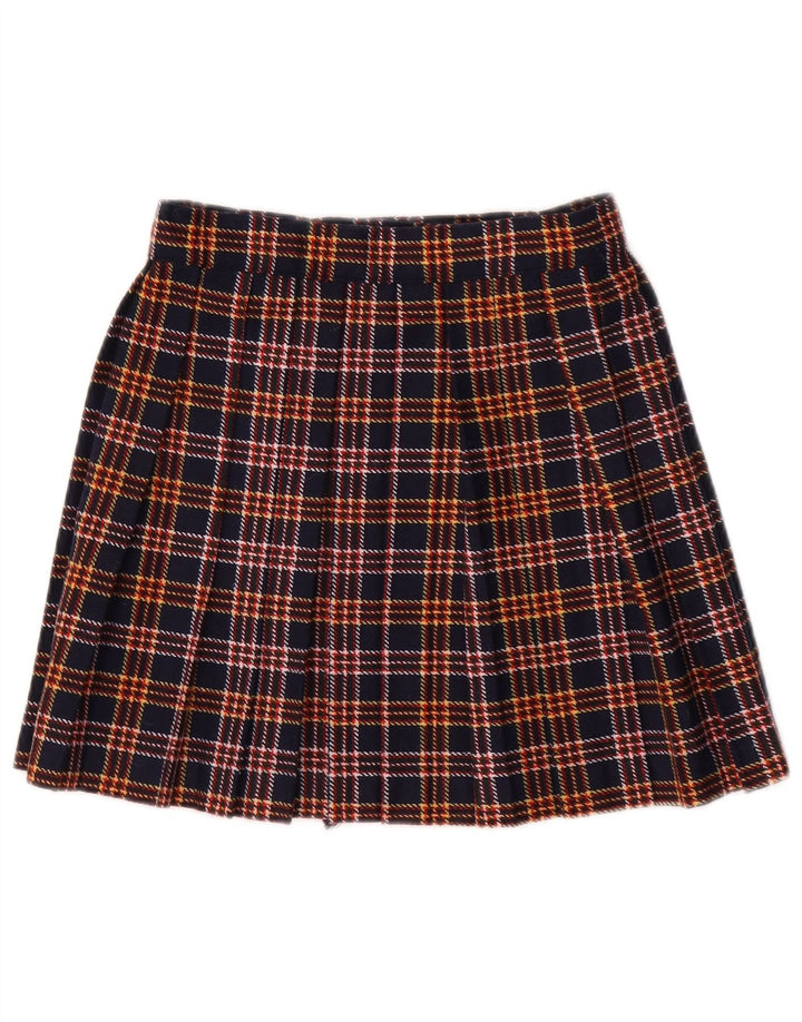 STEFANEL Γυναικεία φούστα IT 38 XS W26 Navy Blue Check Polyester