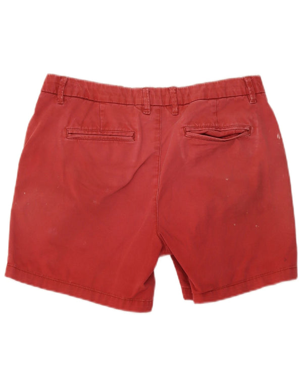 Γυναικείο σορτς Chino UK 10 Small W32 από βαμβακερό κόκκινο χρώμα