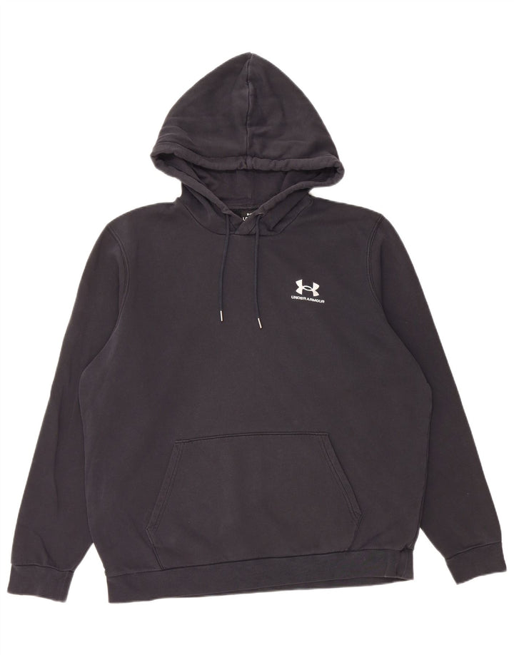 Under Armour Ανδρικό Hoodie Jumper μεγάλο μαύρο βαμβακερό