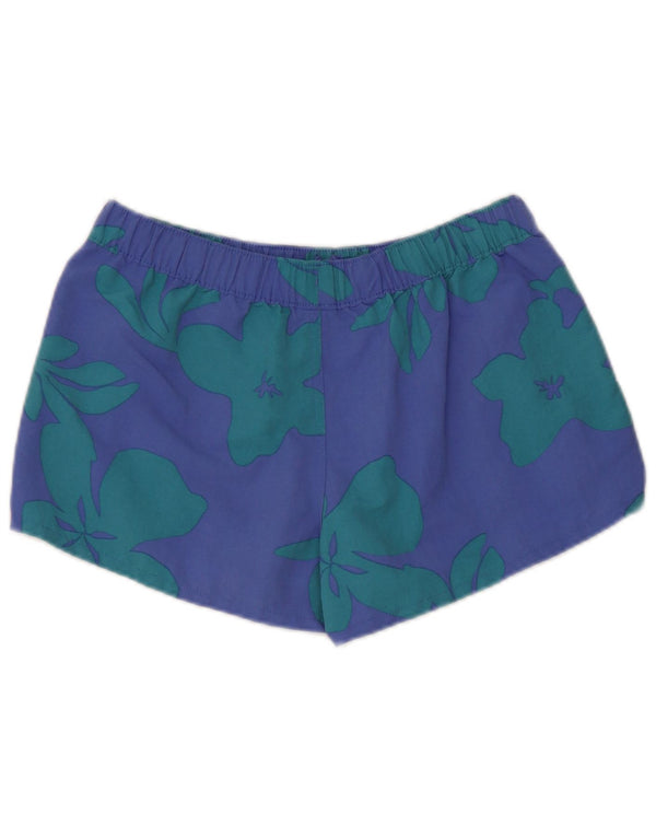 Γυναικείο αθλητικό σορτς Patagonia UK 10 Small Blue Floral Nylon