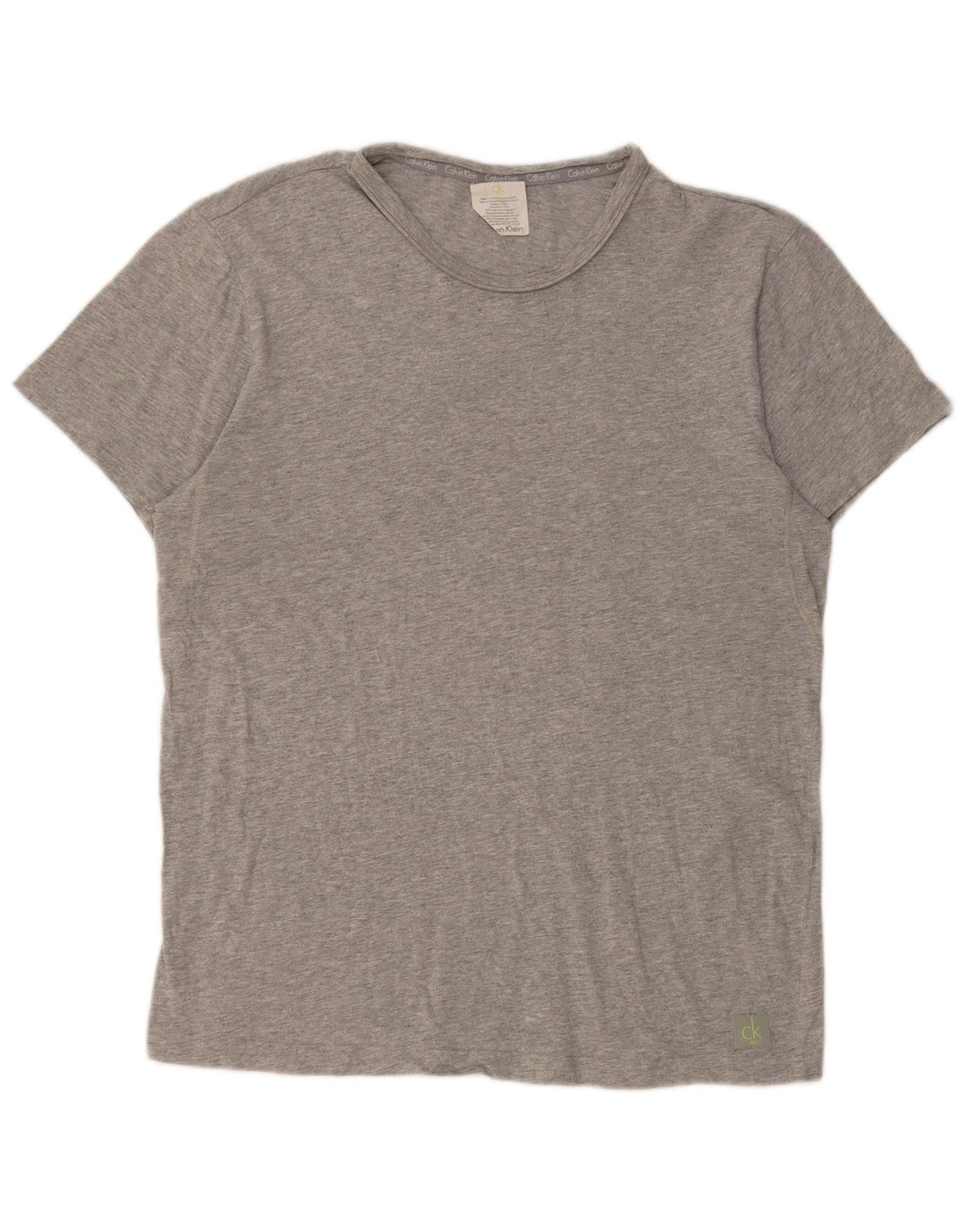 Ανδρικό T-Shirt Calvin Klein Τοπ μεσαίου γκρι βαμβακερό