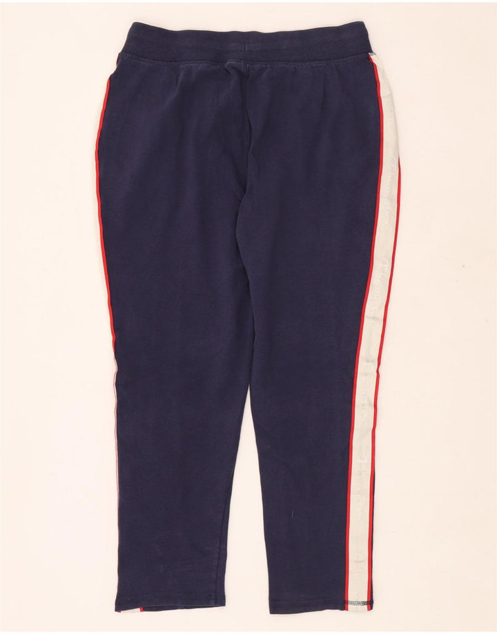 Γυναικεία αθλητική φόρμα CHAMPION Παντελόνι UK 12 Medium Navy Blue Colourblock