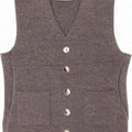 Zara Γυναικείο πλεκτό γιλέκο UK 12 Medium Grey Polyester