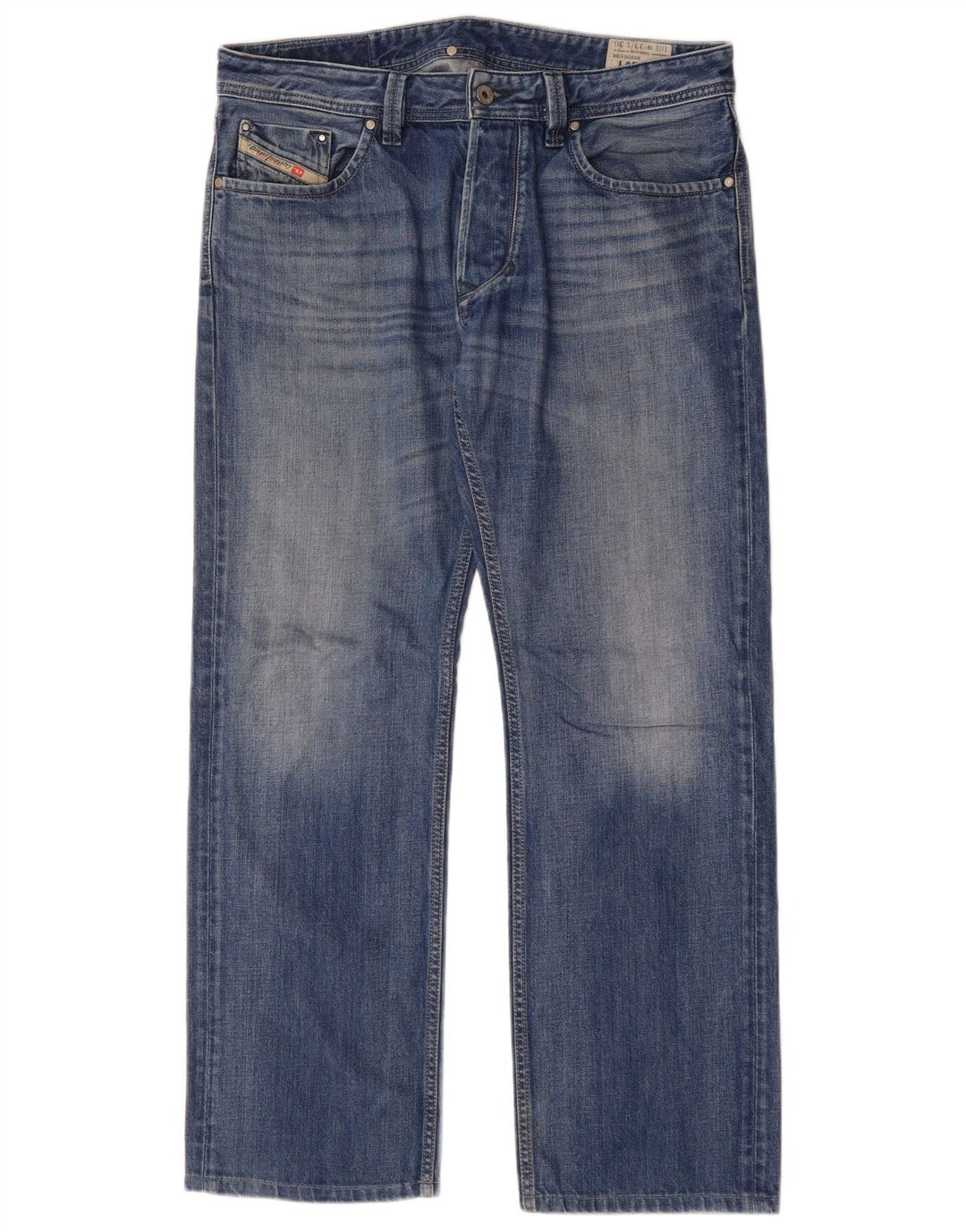 Diesel Ανδρικό Larkee Regular Straight Jeans W33 L30 Μπλε βαμβακερό