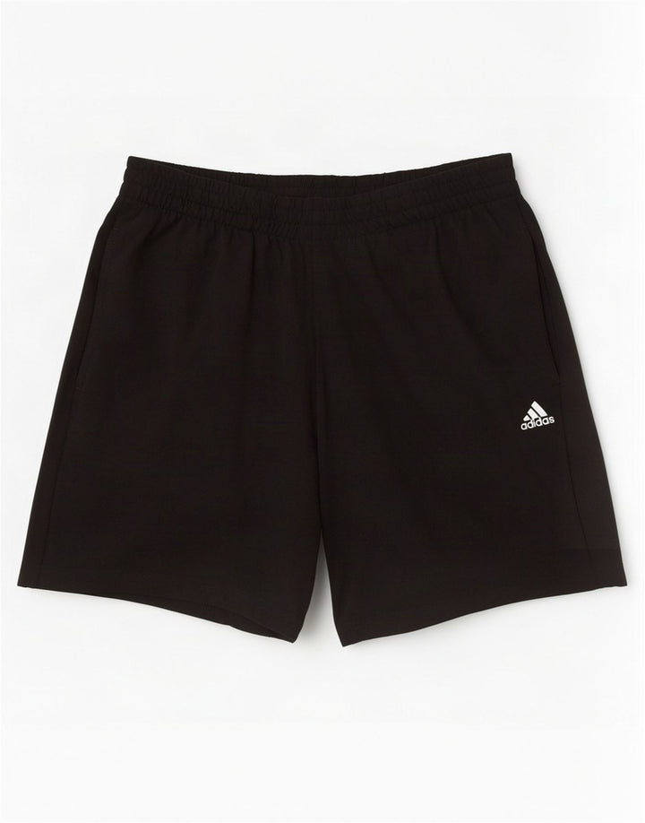 Ανδρικό αθλητικό σορτς Adidas Climalite, μεσαίο μαύρο βαμβακερό