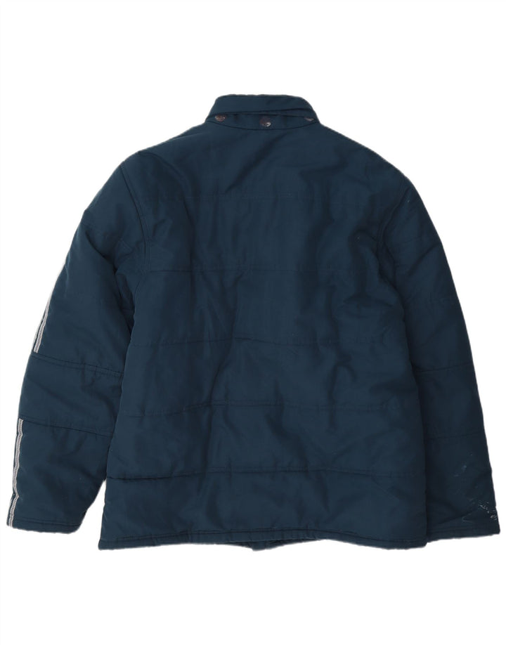Adidas Ανδρικό μπουφάν με επένδυση UK 38 Medium Navy Blue Polyester