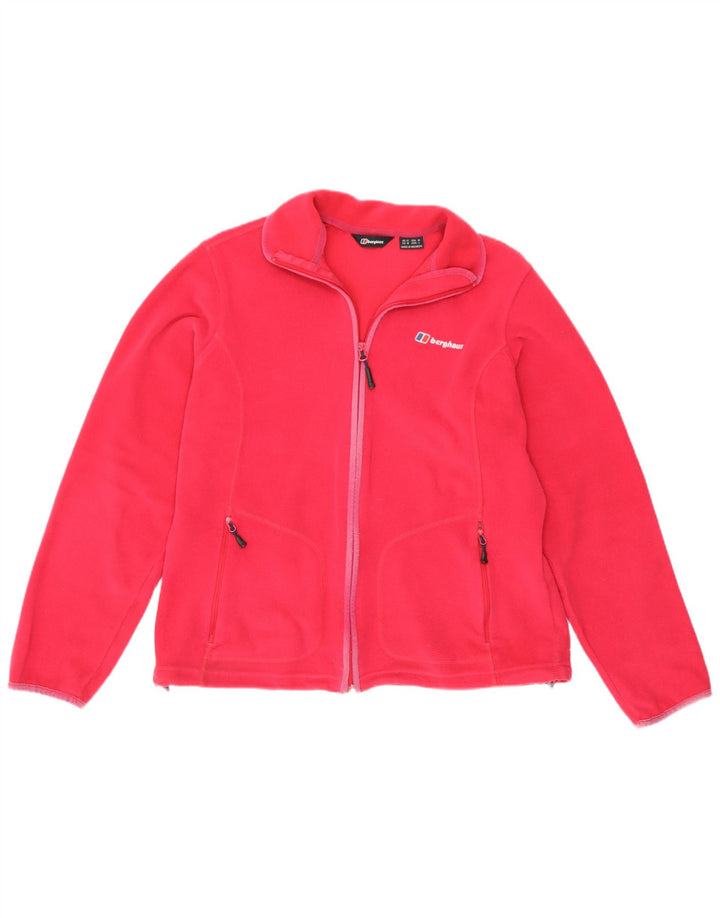 Berghaus Γυναικείο Fleece Jacket UK 12 Medium Pink Polyester