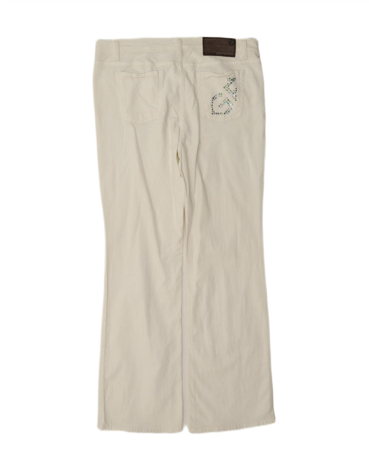 GF Ferre Γυναικείο Bootcut Jeans W34 L31 Λευκό