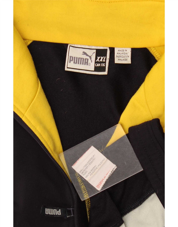 Ανδρική φόρμα Puma Top Jacket 2XL Navy Blue Colorblock Polyester