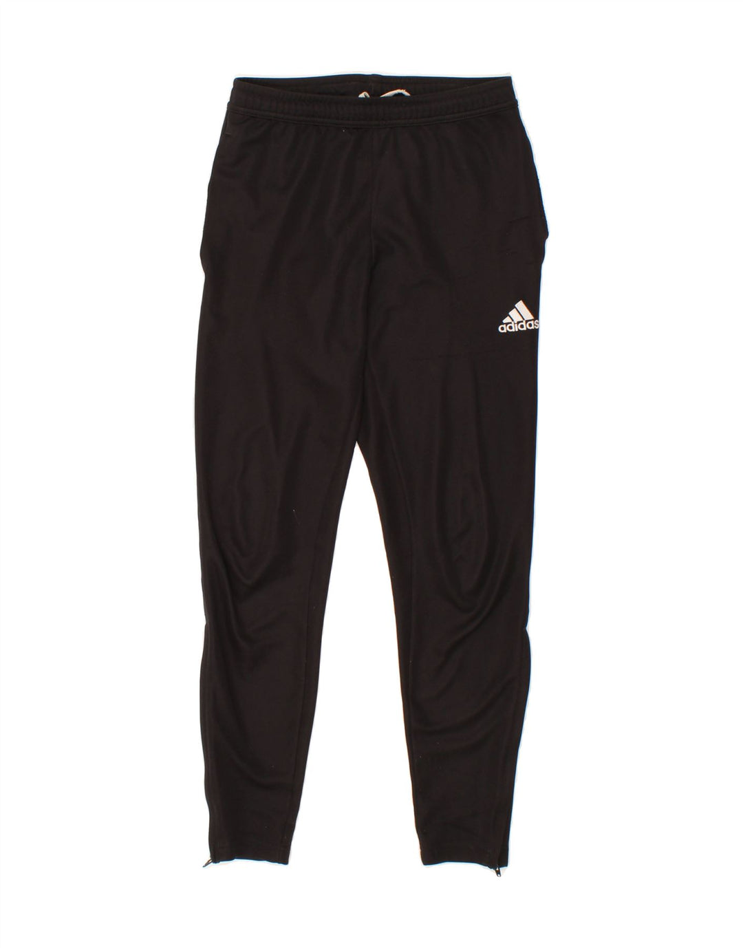 ADIDAS Womens Tracksuit Trousers UK 10 Small Black Polyester Vintage Adidas and Second-Hand Adidas from Messina Hembry 