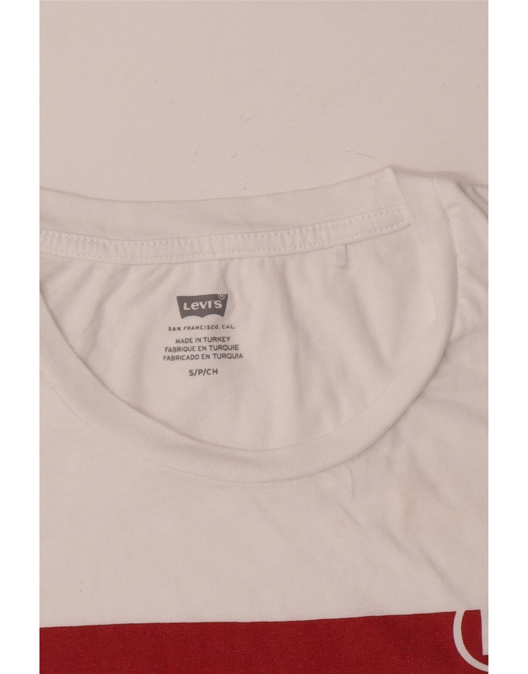 Γυναικείο γραφικό T-Shirt Levi's Top UK 10 Small White