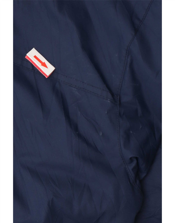 Columbia Ανδρικό μπουφάν βροχής με κουκούλα UK 38 Medium Navy Blue Nylon