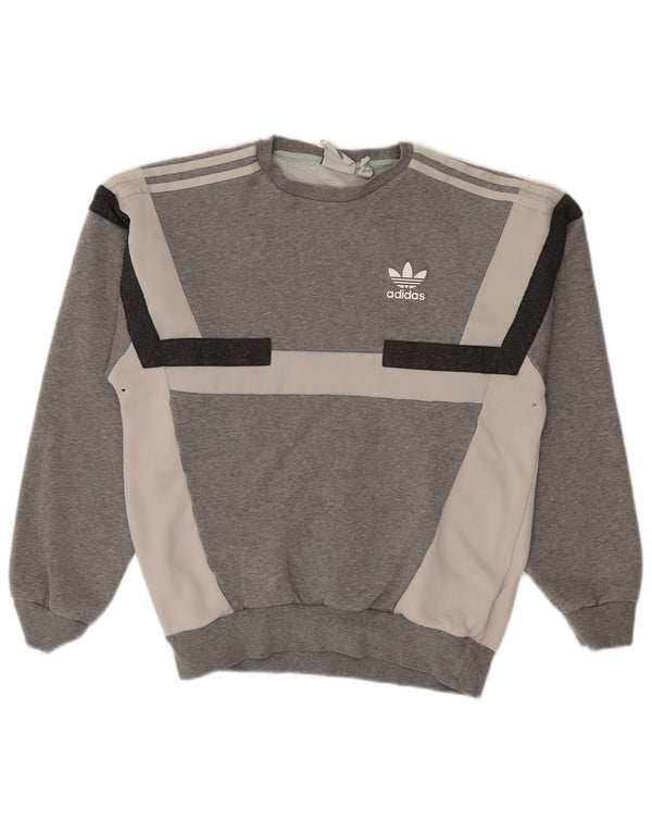Ανδρικό φούτερ Adidas Jumper XS Γκρι Colourblock Βαμβακερό