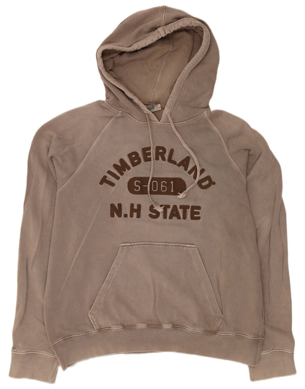 Ανδρικό γραφικό κουκούλα Timberland XL Καφέ βαμβακερό