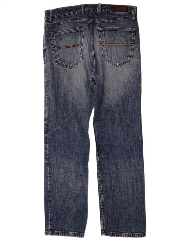 Ανδρικό τζιν κανονικό ίσιο Marks & Spencer W34 L29 Μπλε βαμβακερό