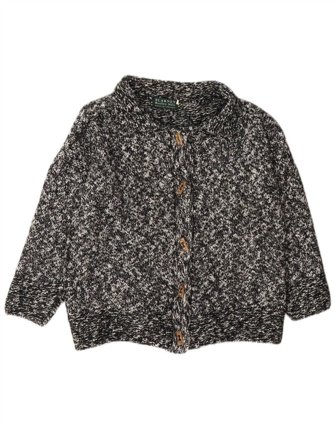 Γυναικεία ζακέτα Blarney UK 14 Large Black Flecked Wool