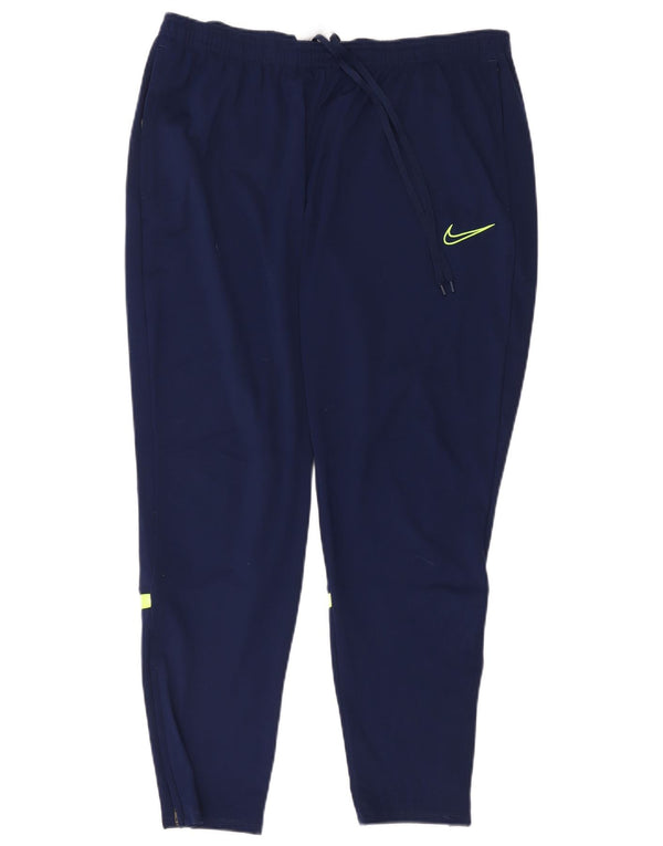 Γυναικεία φόρμα γυμναστικής Nike Dri Fit UK 18 XL Navy Blue Colorblock