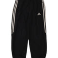 Adidas Boys Tracksuit Trousers Joggers 11-12 Years Black Polyester