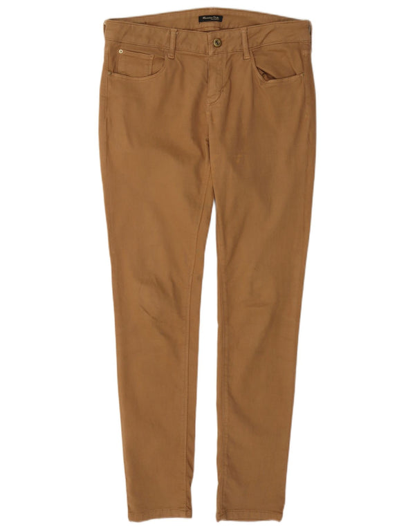 Massimo Dutti Γυναικείο Skinny Casual Παντελόνι EU 38 Small W28 L29 Καφέ