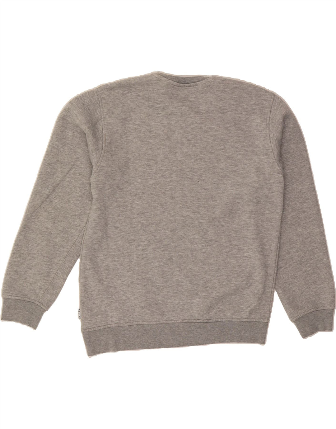 NICCE Mens Graphic Sweatshirt Jumper Medium Grey Cotton Vintage Nicce and Second-Hand Nicce from Messina Hembry 
