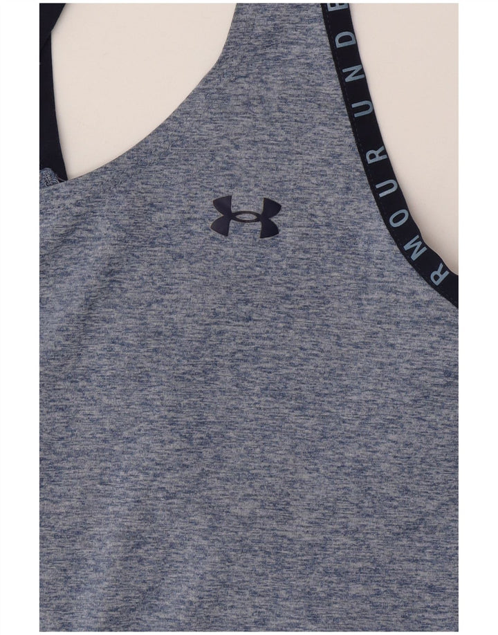Under Armour Γυναικείο γραφικό γιλέκο UK 10 Small Blue Flecked