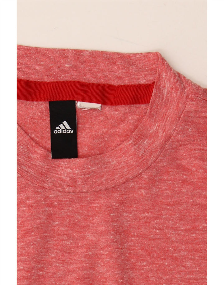Ανδρικό T-Shirt ADIDAS Top Medium Red Flecked