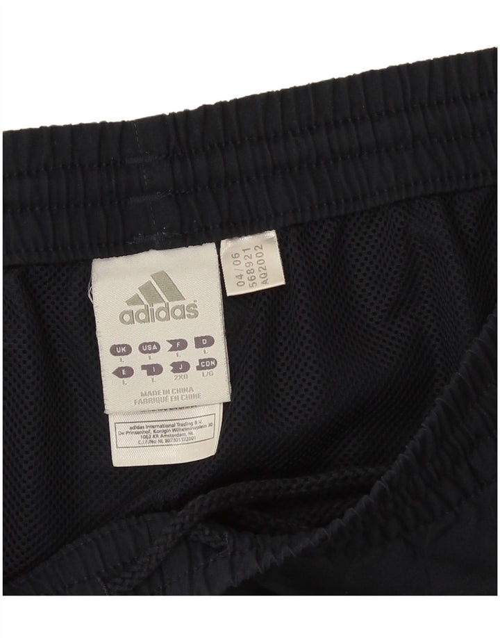 Ανδρικό αθλητικό σορτς Adidas μεγάλο μπλε ναυτικό πολυεστέρα