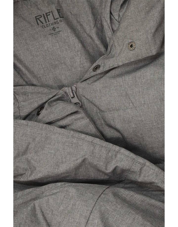 Rifle Γυναικείο παλτό με επένδυση UK 14 Medium Grey Flecked