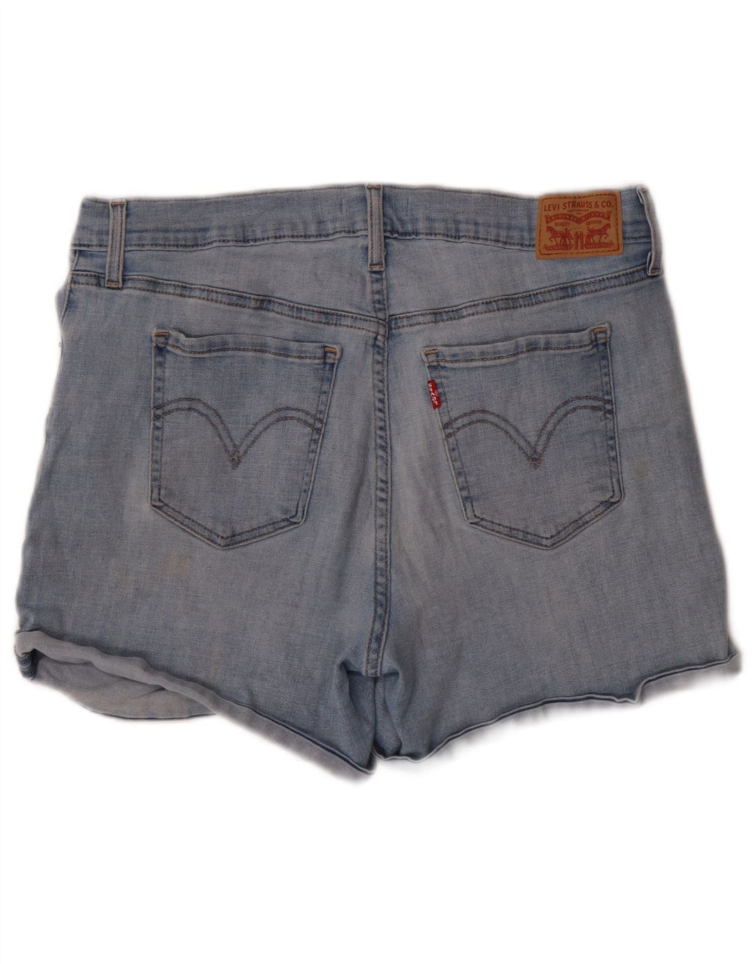 Γυναικείο τζιν σορτς LEVI'S W32 μεγάλο μπλε βαμβακερό