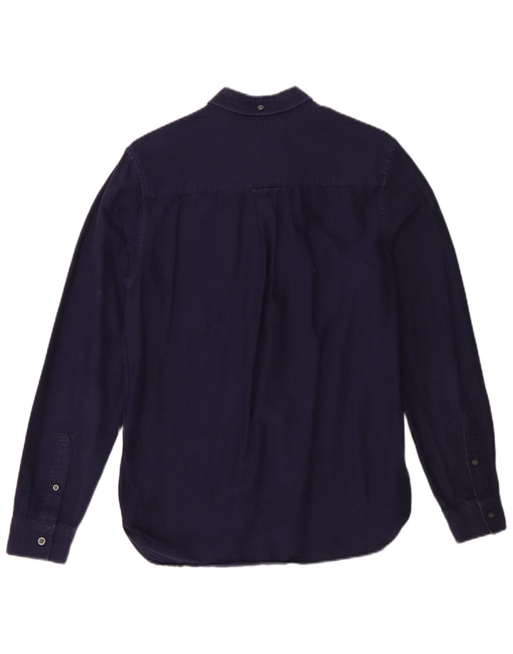 Ανδρικό πουκάμισο Lyle & Scott Μικρό Βαμβακερό Navy Blue