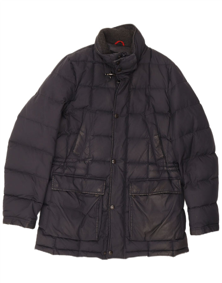 Fay Ανδρικό παλτό UK 42 XL Navy Blue Polyester