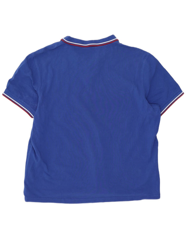 Fred Perry Ανδρικό Πόλο Μπλουζάκι 3XL Μπλε ριγέ βαμβακερό
