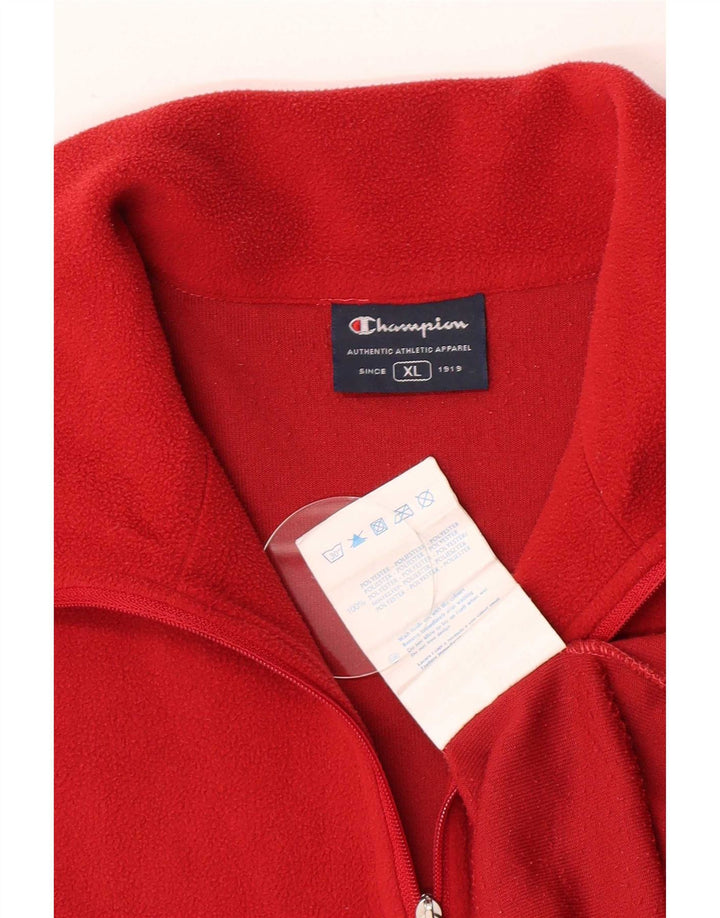 Champion Ανδρικό φερμουάρ Fleece Jumper XL Red Polyester