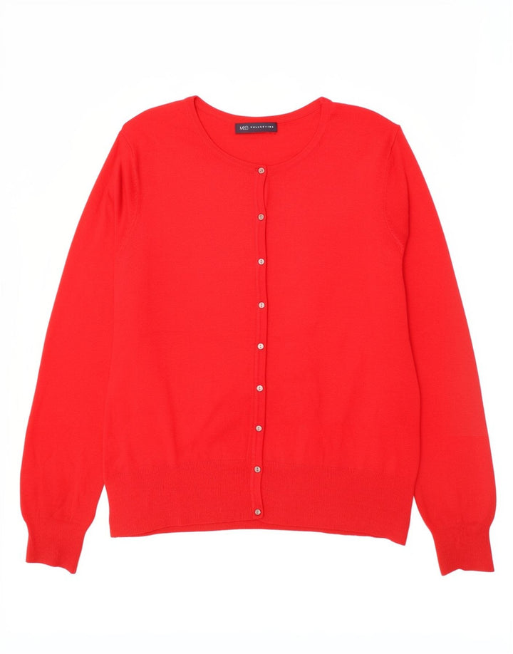 Γυναικεία ζακέτα Marks & Spencer UK 14 Medium Red