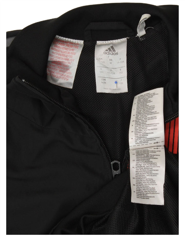 Μπουφάν φόρμας Adidas Boys Predator Top Jacket 11-12 Years Black Polyester