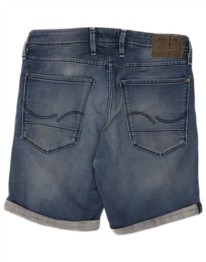 Ανδρικό τζιν σορτς Jack & Jones μεσαίο W30 μπλε βαμβακερό