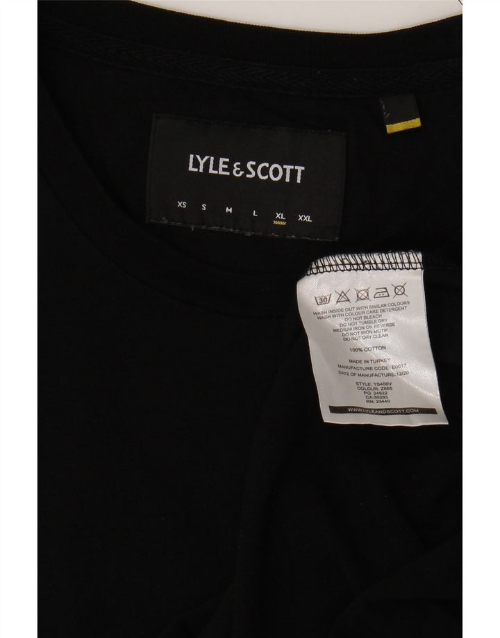Ανδρικό T-Shirt Lyle & Scott Top XL Μαύρο βαμβακερό