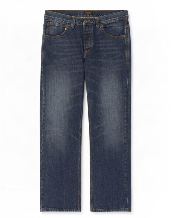 Ben Sherman Ανδρικό Icon Straight Jeans W36 L30 Blue Cotton