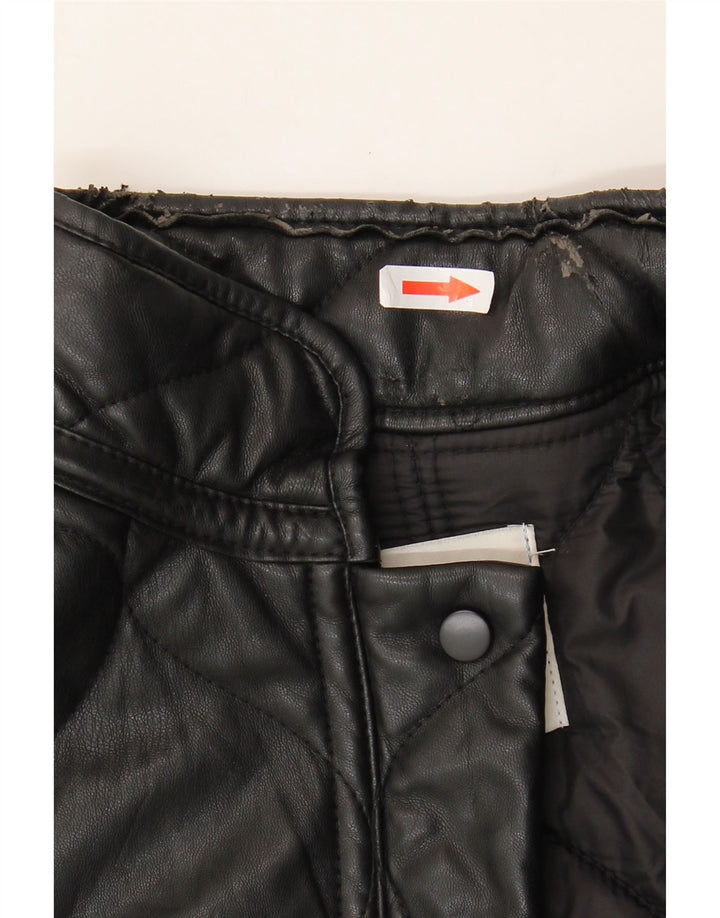 Zara Γυναικείο Καπιτονέ μπουφάν UK 10 Small Black Polyester