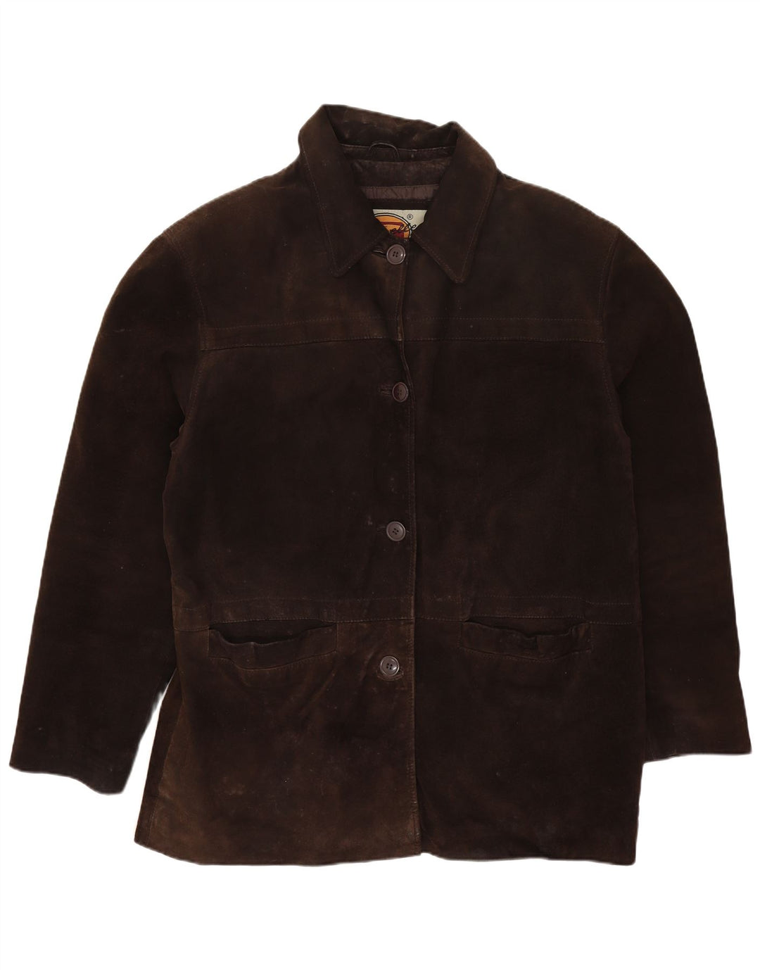 Gapelle Γυναικείο Suede Jacket UK 10 Small Brown Δερμάτινο